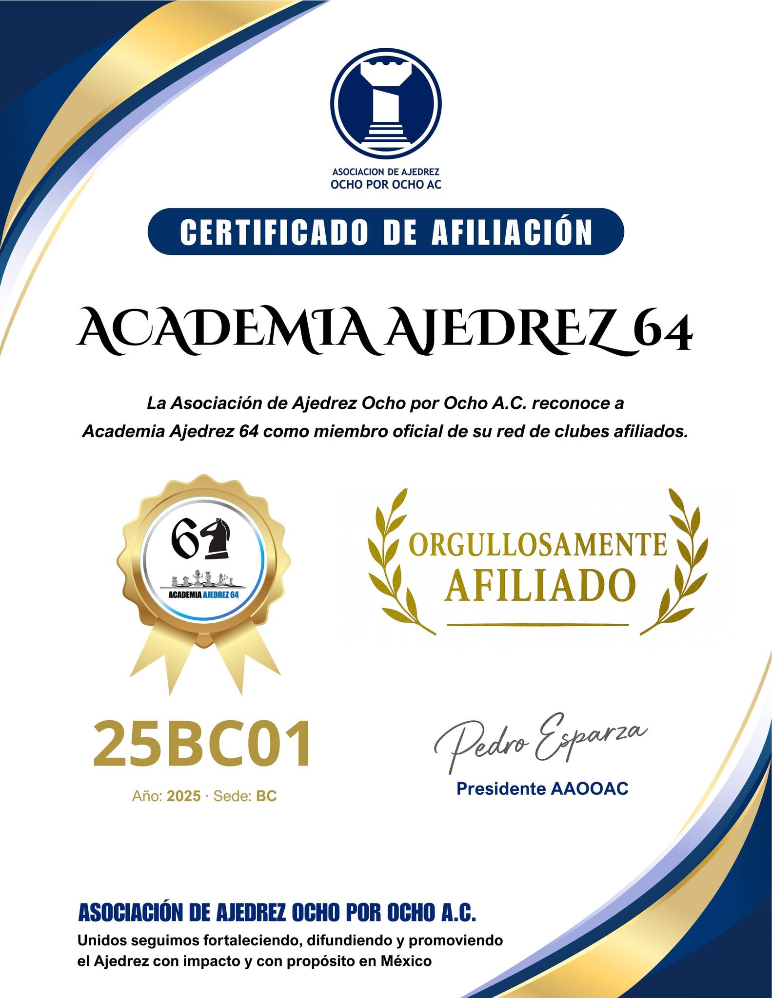 Orgullosamente Afiliados AAOOAC!