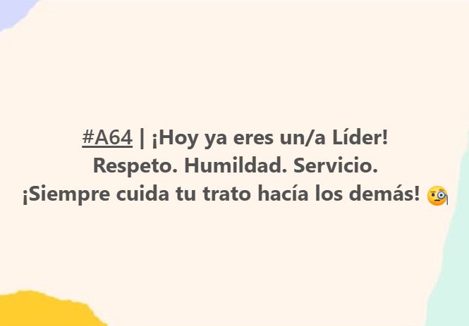 #A64 | ¡Hoy ya eres un/a Líder!